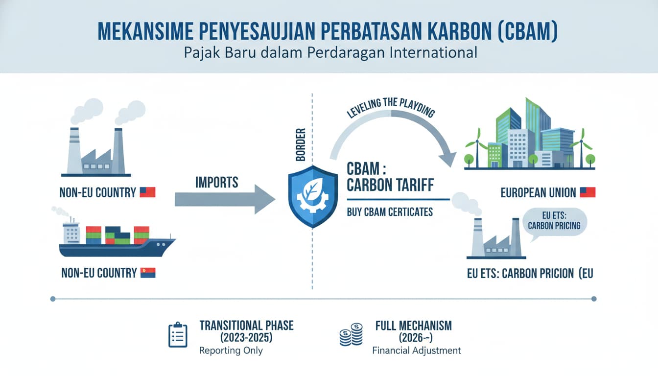 Mekanisme Penyesuaian Perbatasan Karbon (CBAM): Pajak Baru dalam Perdagangan Internasional