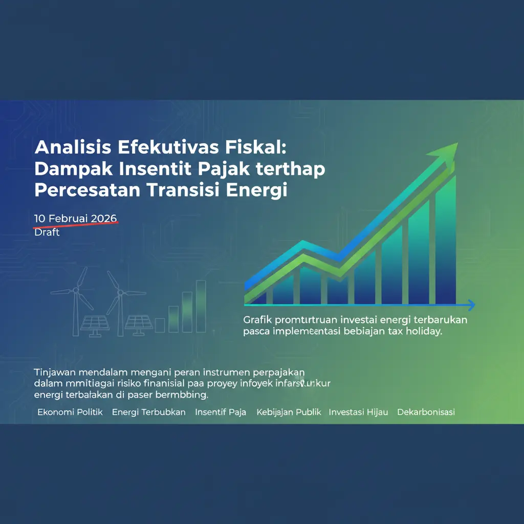 Analisis Efektivitas Fiskal: Dampak Insentif Pajak terhadap Percepatan Transisi Energi